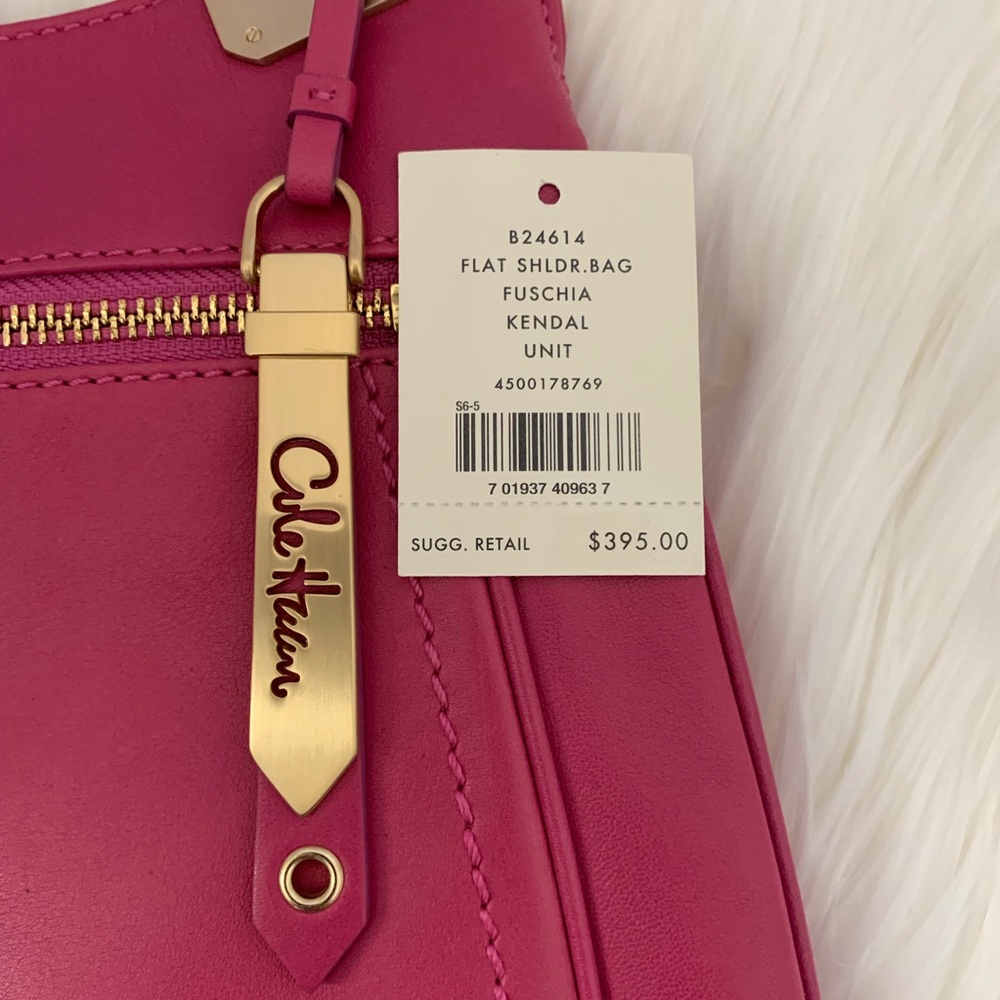 NWT. Cole Haan Fuschia Kendal Flat Handbag - Picture 2 of 8